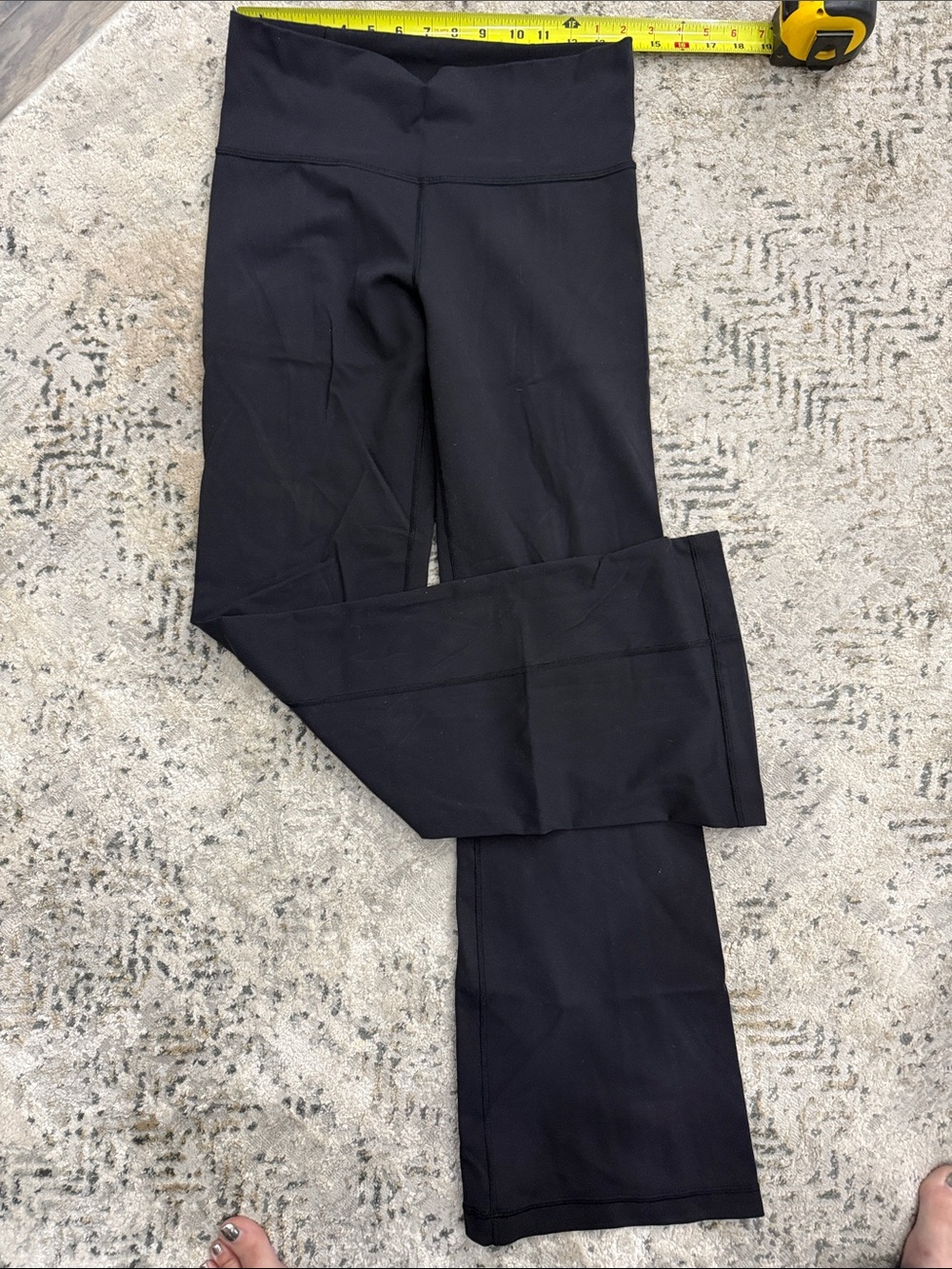 lululemon athletica Black Track Pants - High Waist Joggers